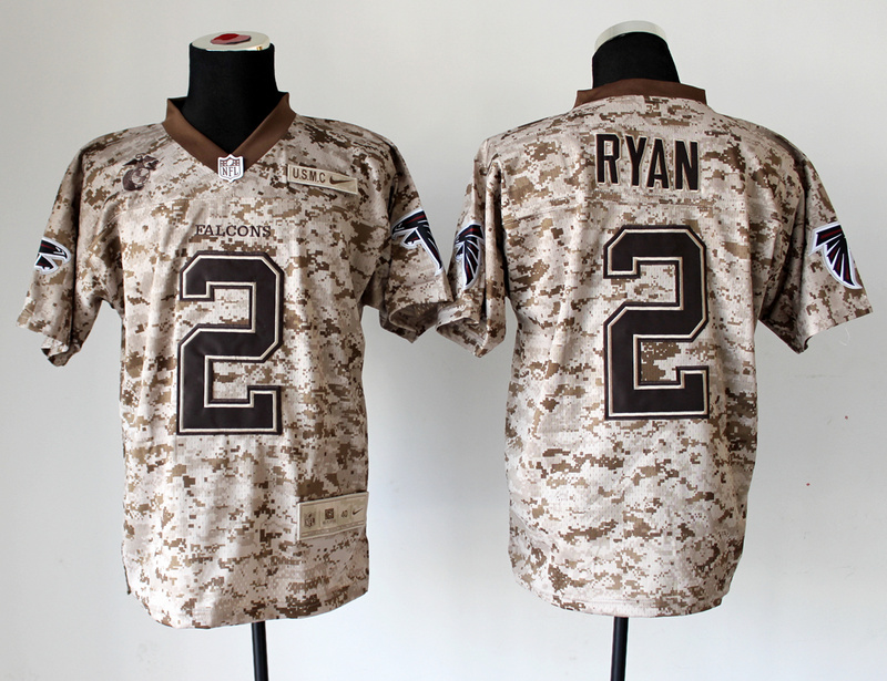 Nike Falcons 2 Ryan US Marine Corps Camo Elite Jerseys